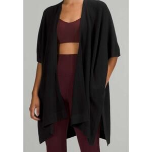 Lululemon Athletica Women After Asana Wrap Heathered Inkwell One Size NWOT